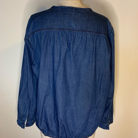 Long Sleeve Jean Button Down - Picture 2 of 4